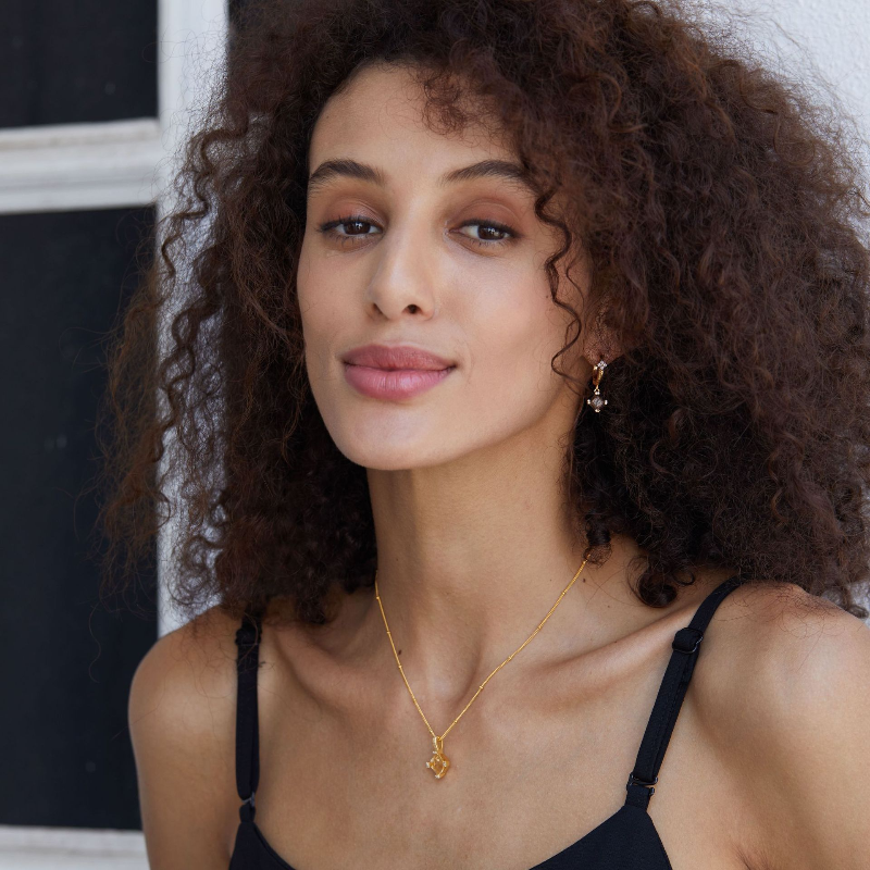 Natural Citrine Rubik's Cube Earrings