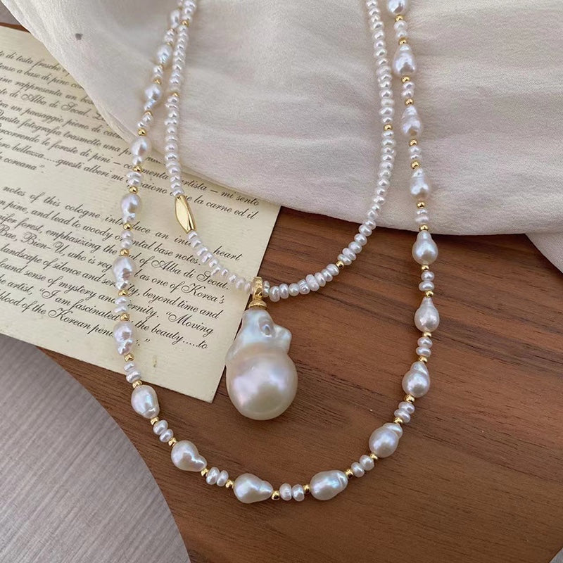 7-8mm Freshwater Baroque Pearl Necklace