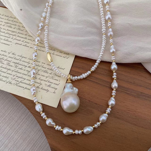 7-8mm Freshwater Baroque Pearl Necklace