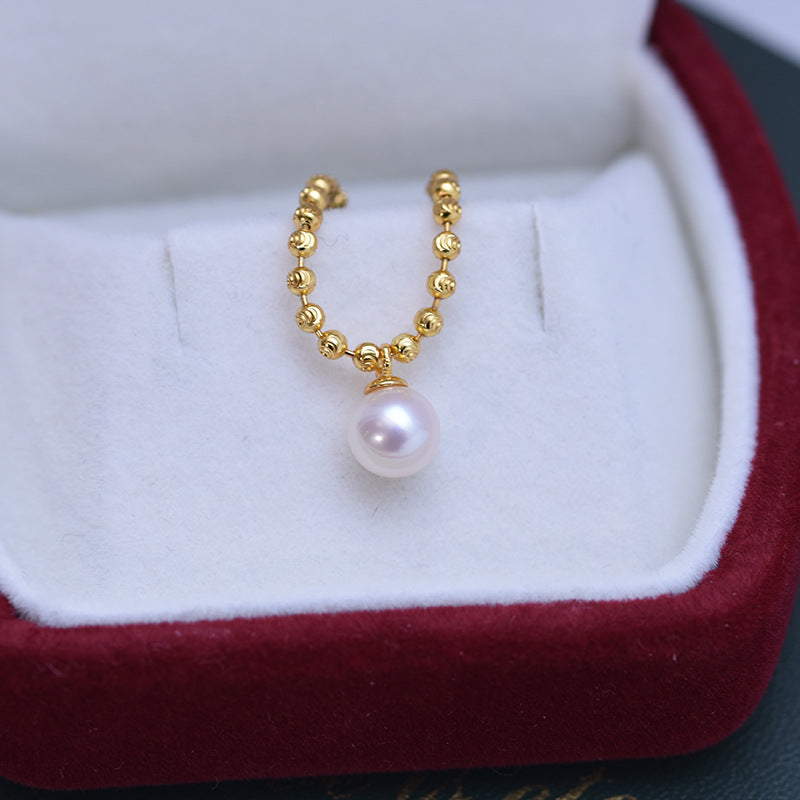 6-7mm Freshwater Pearl S925 Silver Chain Adjustment Ring