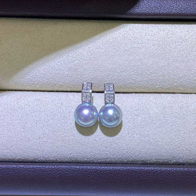 7-8mm Japanese Akoya Pearl Stud Earrings