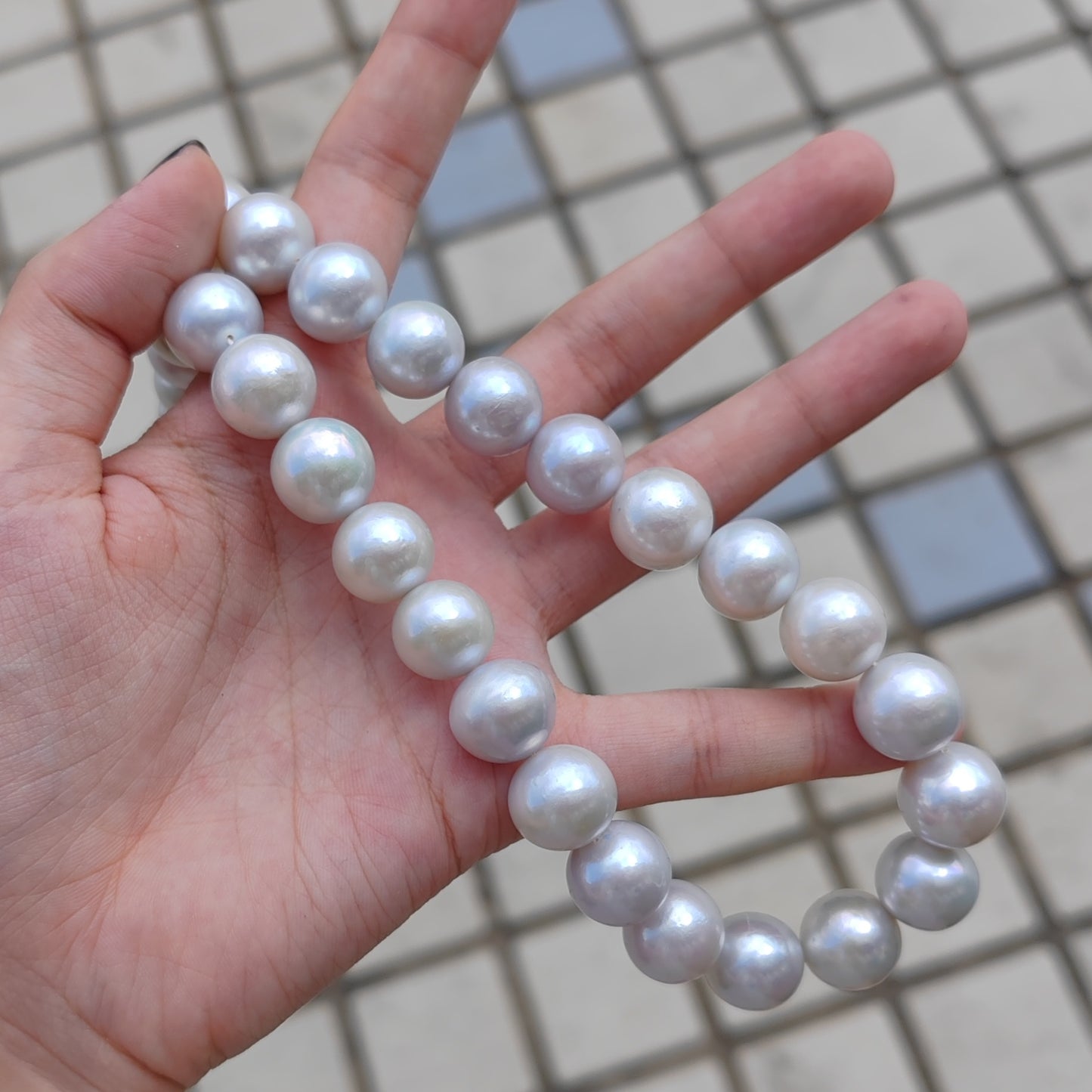 13-14mm Classic Freshwater Edison Pearl Necklace