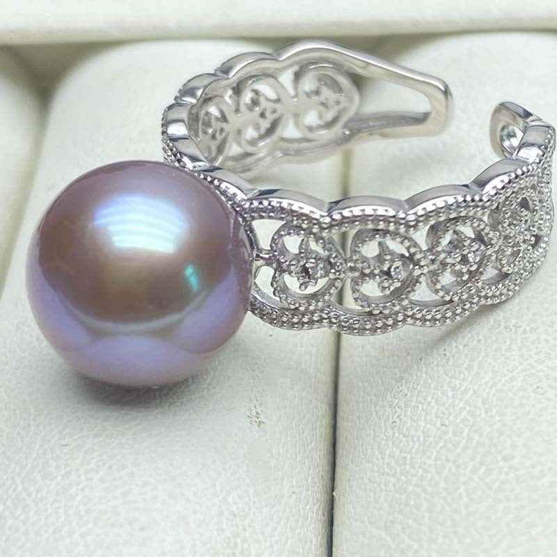 Vintage Lace 10-11mm Freshwater Pearl Ring