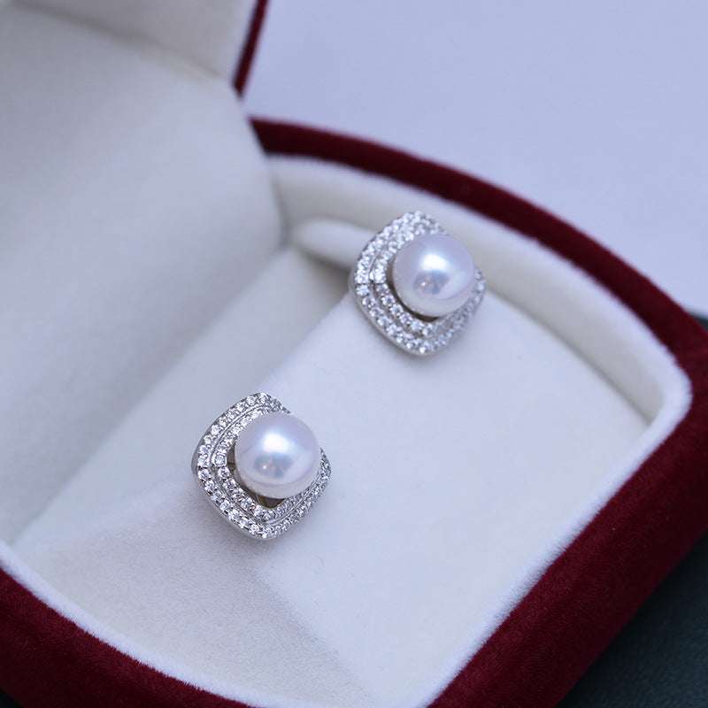 7-8mm Freshwater Pearl Stud Earrings