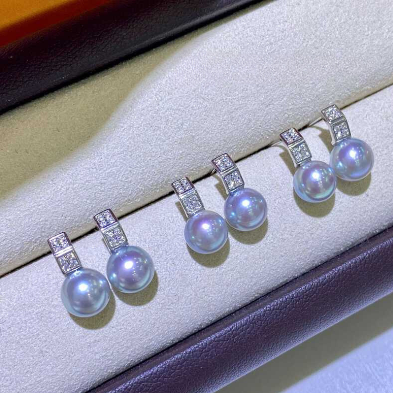 7-8mm Japanese Akoya Pearl Stud Earrings