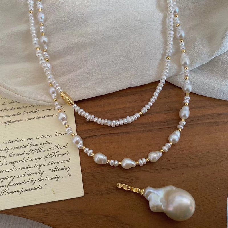 7-8mm Freshwater Baroque Pearl Necklace