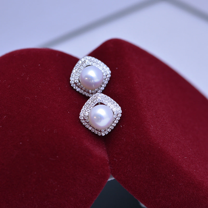 7-8mm Freshwater Pearl Stud Earrings