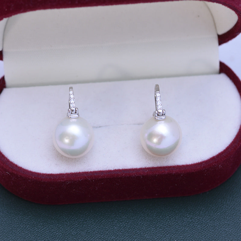 11-12mm Freshwater Pearl Edison Pearl Earrings(4 color available)