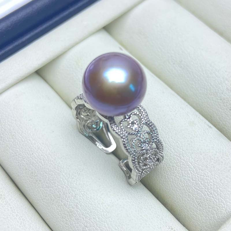 Vintage Lace 10-11mm Freshwater Pearl Ring