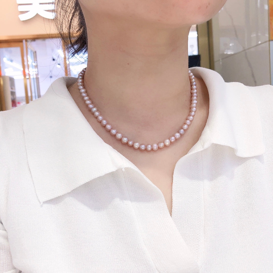 6-7mm Classic AAA Grade Freshwater Pearl Necklace