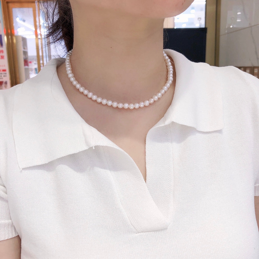 6-7mm Classic AAA Grade Freshwater Pearl Necklace