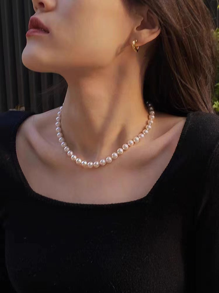 7-8mm Classic Freshwater Pearl Necklace