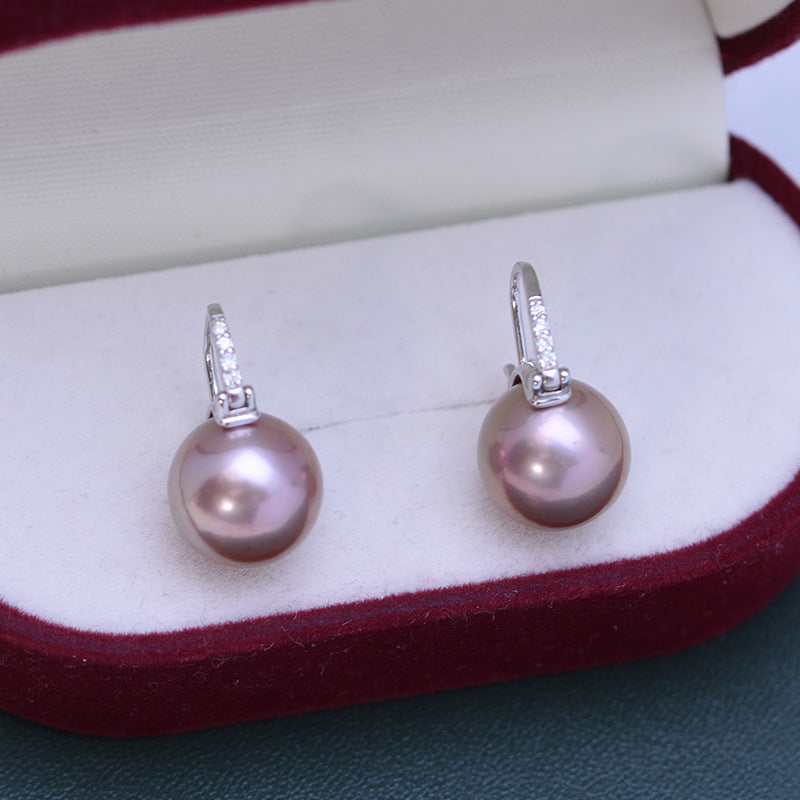 11-12mm Freshwater Pearl Edison Pearl Earrings(4 color available)