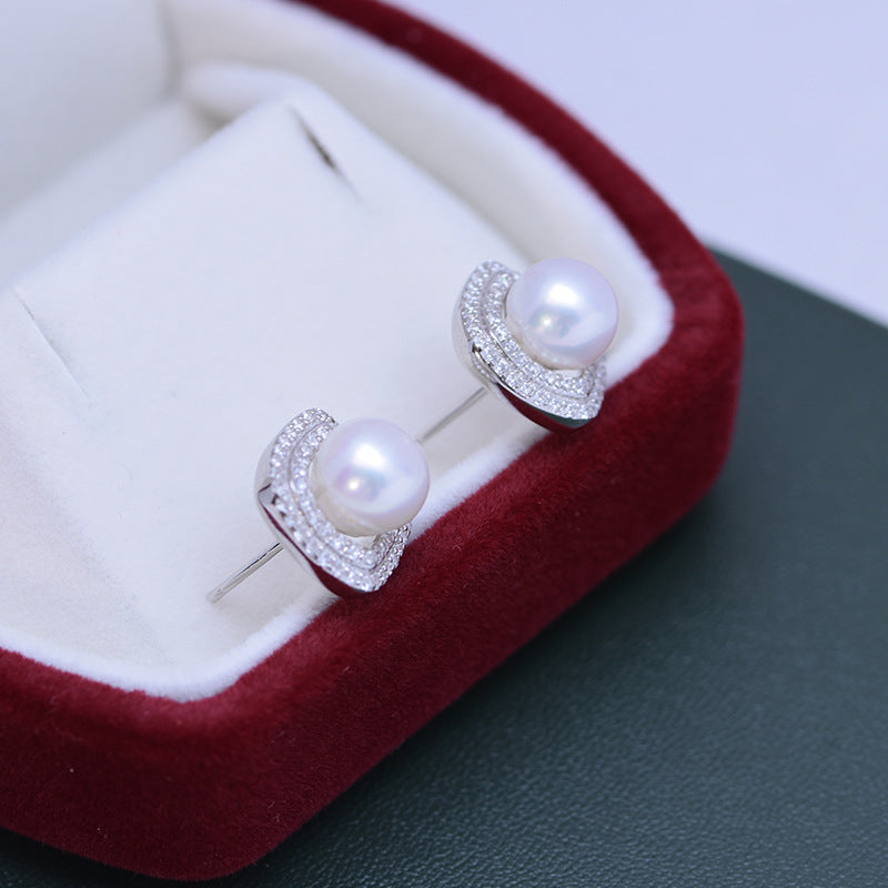 7-8mm Freshwater Pearl Stud Earrings