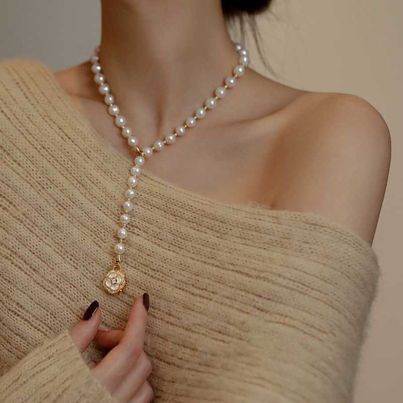 Camellia 7-8mm Freshwater Pearl Necklace