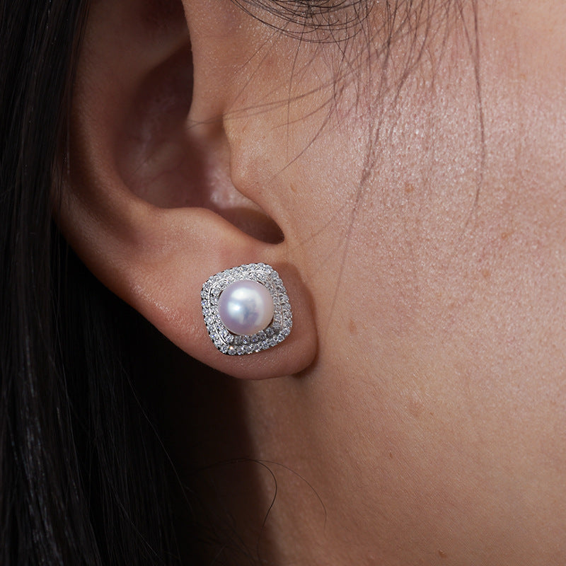 7-8mm Freshwater Pearl Stud Earrings