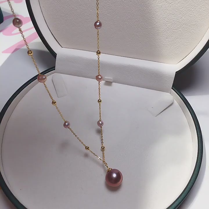 STAND OIL☆Jamano Pearl Necklace Tin Cup Pearl Necklace | Diamond Vault of Troy