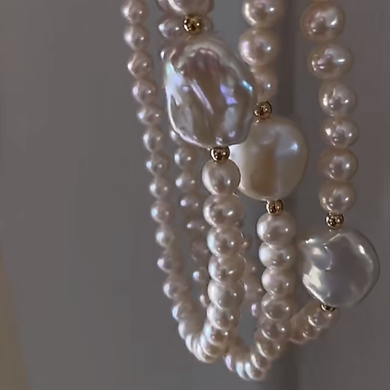 12mm baroque pearl necklace