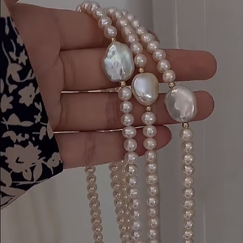 12mm baroque pearl necklace