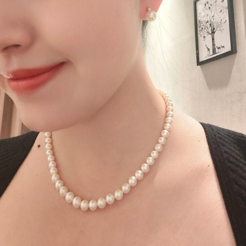 Premium Quality 7-8mm Freshwater pearl necklace