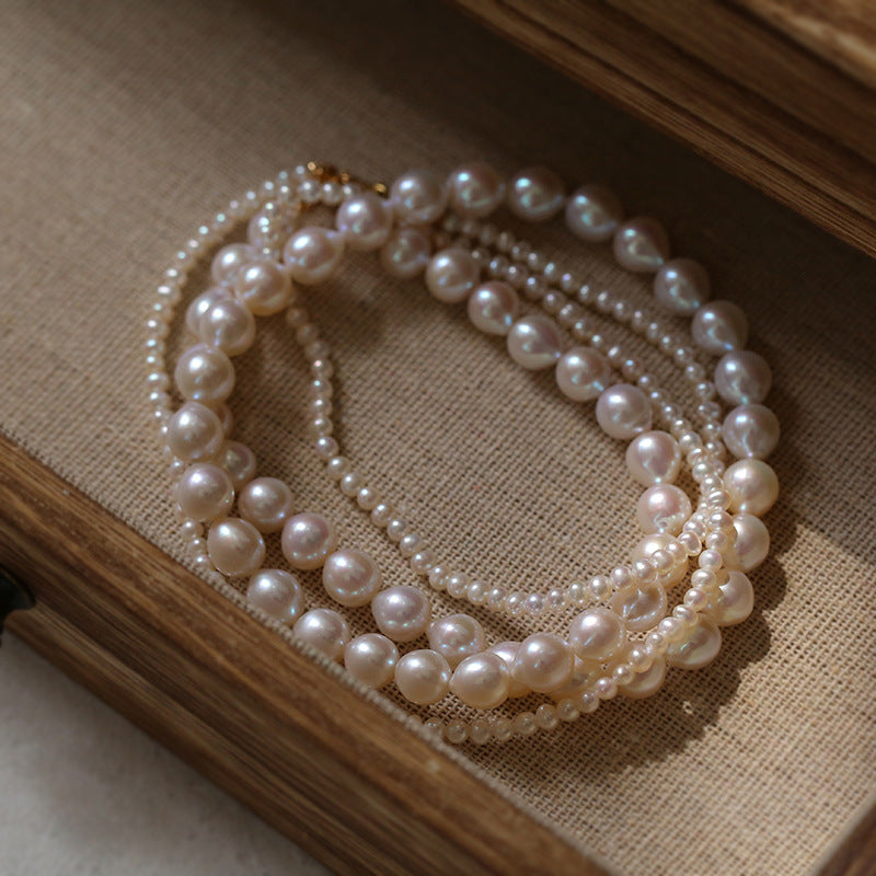 Double Layered Freshwater Pearl Choker