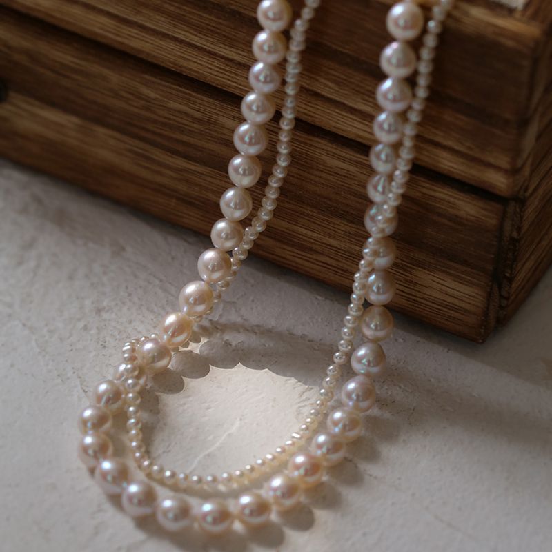 Double Layered Freshwater Pearl Choker